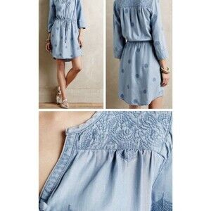 Anthropologie Holding Horses Women’s Blue Dress Size XS